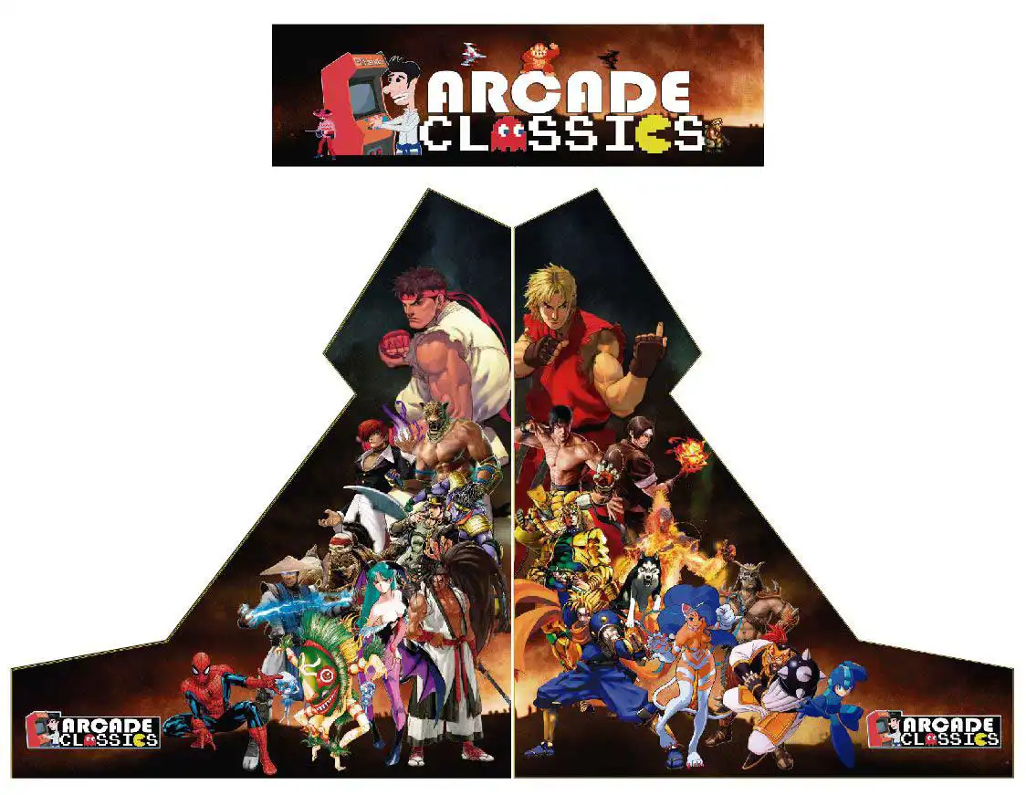 Diseño Arcade Classics para Bartop Arcade