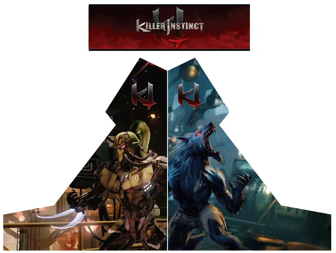Diseño Killer Instinct para Bartop Arcade