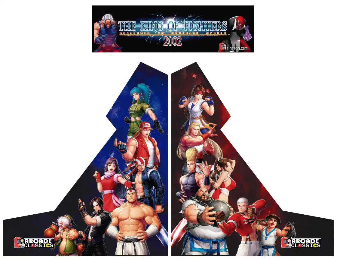 Diseño The King of Fighters 2002 para Bartop Arcade
