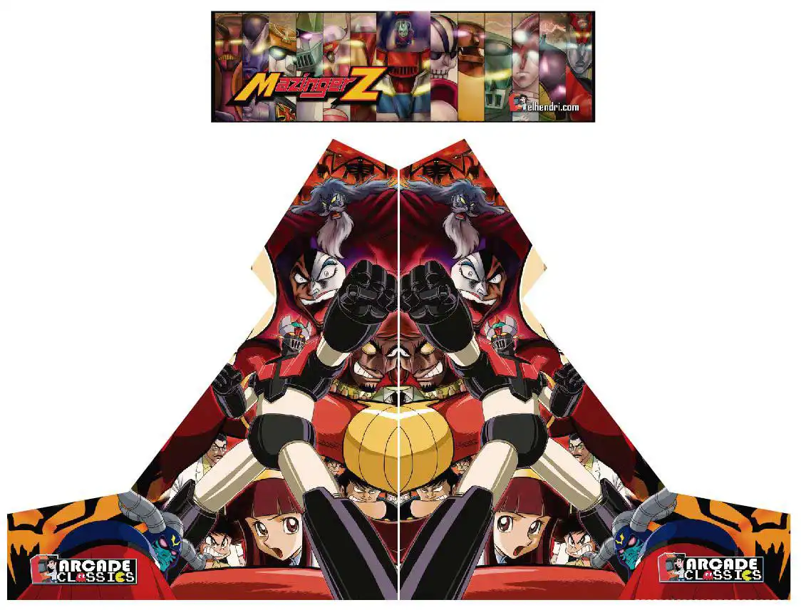 Diseño Mazinger Z para Bartop Arcade