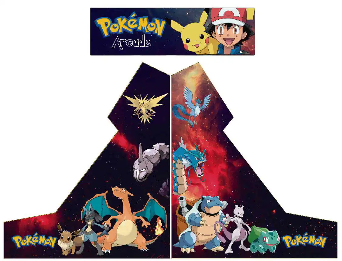 Diseño Pokémon para Bartop Arcade