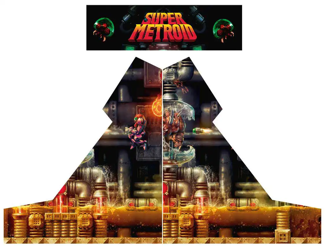 Diseño Super Metroid para Bartop Arcade