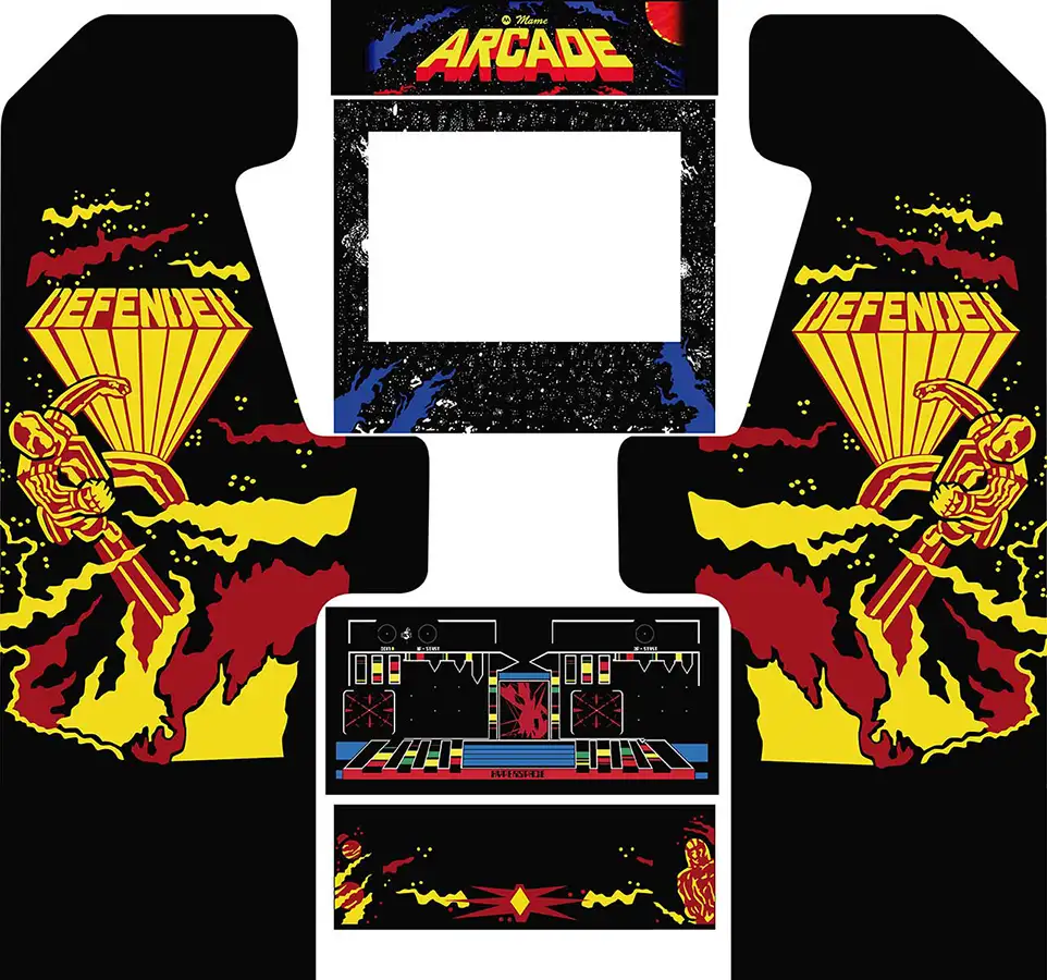Diseño Defender para Classic Arcade