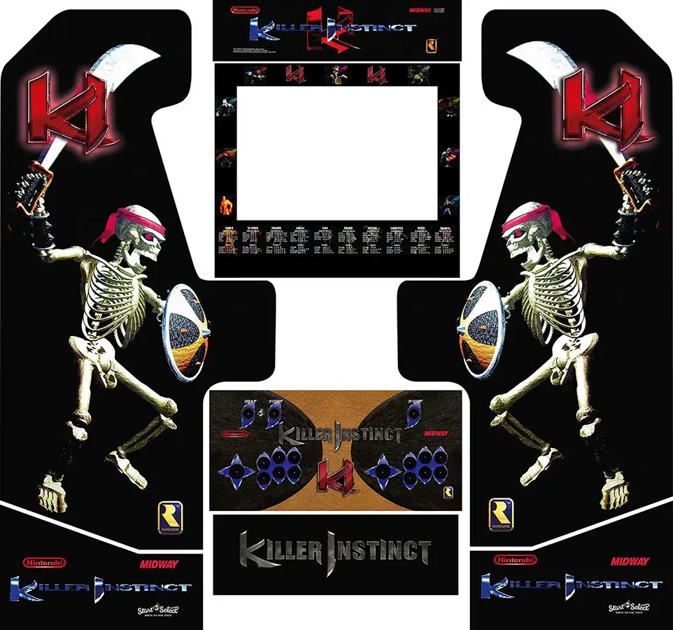 Diseño Killer Instinct para Classic Arcade