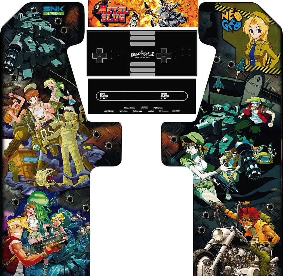 Diseño Metal Slug para Classic Arcade