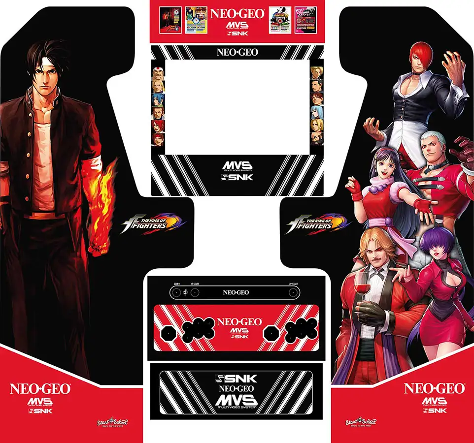 Diseño SNK Neo-Geo KOF para Classic Arcade