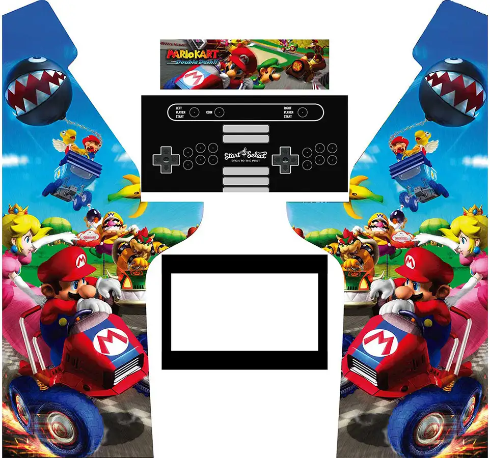 Diseño Mario Kart para Lowboy Arcade