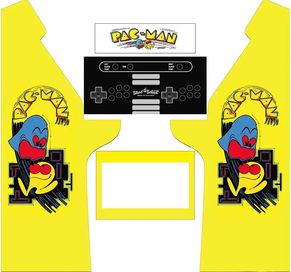 Diseño Pac-Man para Lowboy Arcade
