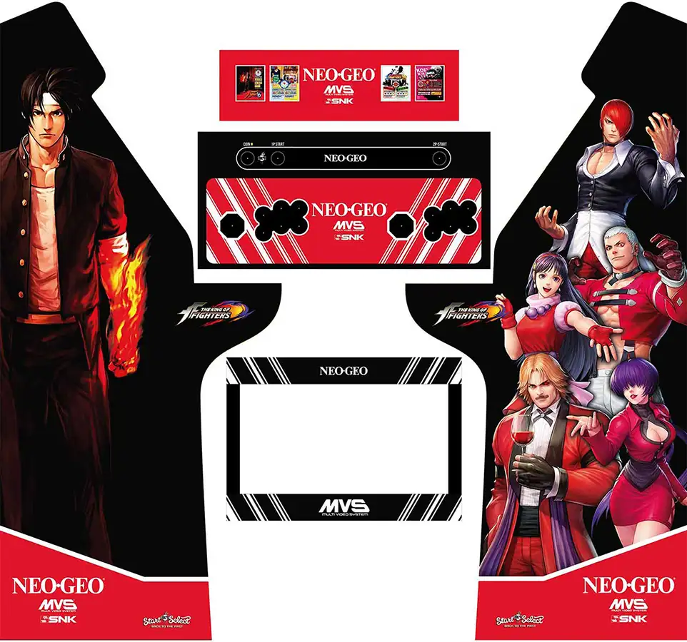 Diseño SNK Neo-Geo KOF para Lowboy Arcade