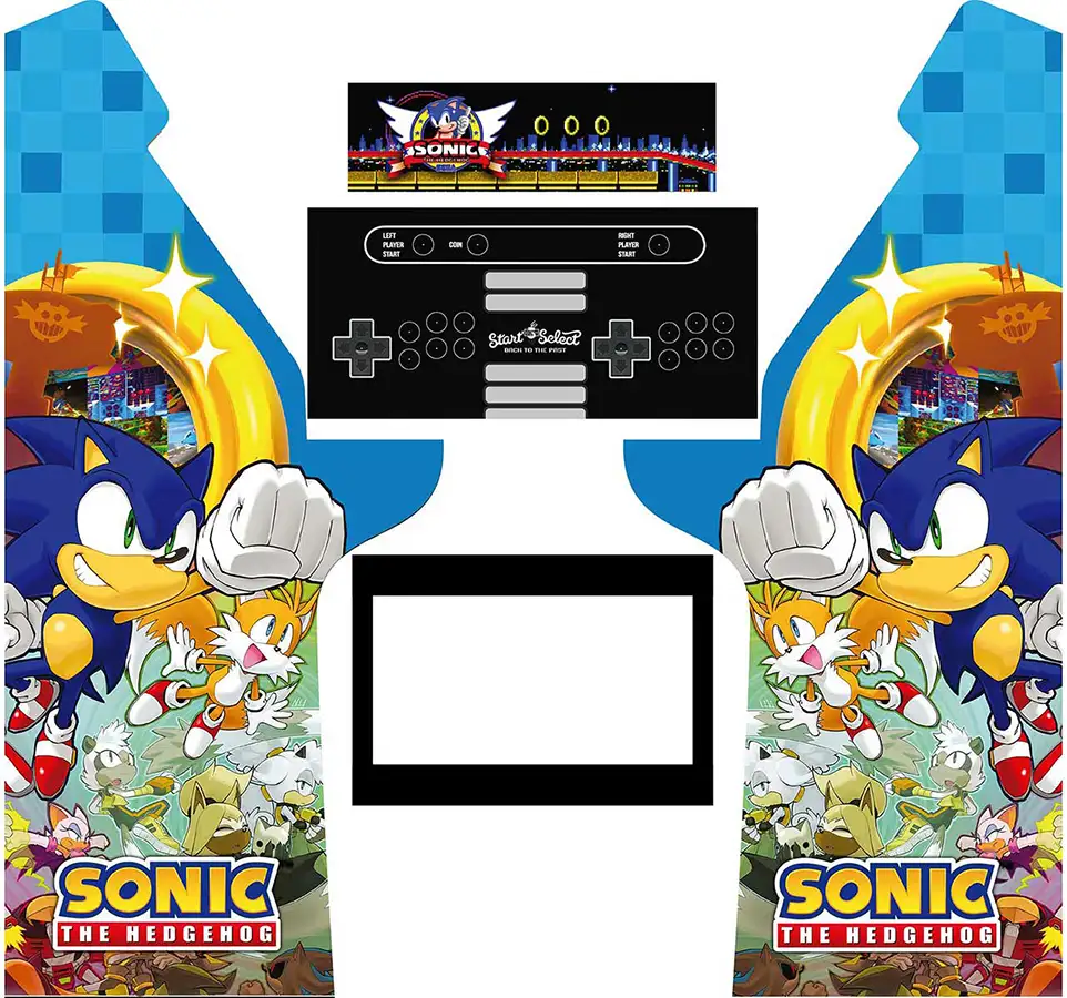 Diseño Sonic the Hedgehog para Lowboy Arcade